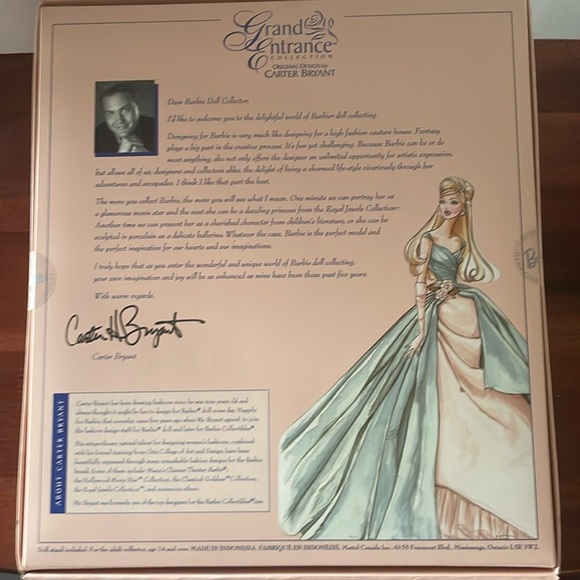 2000 Grand Entrance Barbie by Carter Bryant 1st in Series - Picture 5 of 12